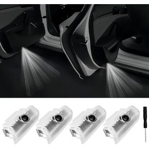 2pcs no fade light light lights logo justo توافق مع QX50/56/00/70/00 ، Q50/60/70 ، G25/37 ، M25/35/37/45/56 ، FX35/37/45/50 ، ex25/35/37.