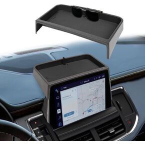 Center Console Dash Storage Tray Compatible with 2021 2022 2023 2024 GMC Yukon/Chevy Suburban/Tahoe Center Console Organizer Storage Box Interior Insert Accessories (Not for Denali)