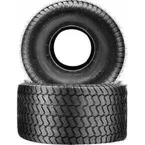 YINTAHECH 18x8.5-8 Lawn Mower Tires, 18x8.5-8 Tractor Turf Tires, 18x8.5x8 NHS Tires, 4PR/Ply Tubeless(Set of 2)