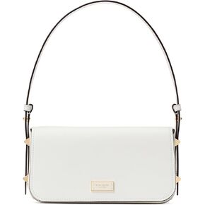 kate spade new york LIV Smooth Leather Small East-west Shoulder, True White