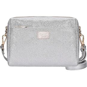 Glitter Crossbody Bags for Women, Sparkle Shoulder Handbags with Chain, Ladies Clutch Purses with Zipper Closure