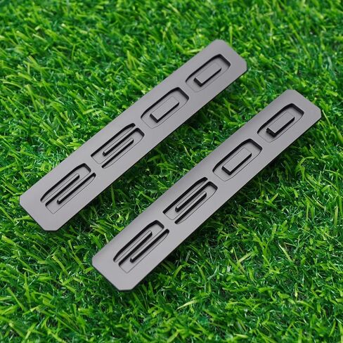 Front Bumper Fascia Emblem Badge 3D Nameplate Logo Replacement for 2024 UP 2500" 86578370 86578372 2Pc (Matte Black) in Saudi Arabia