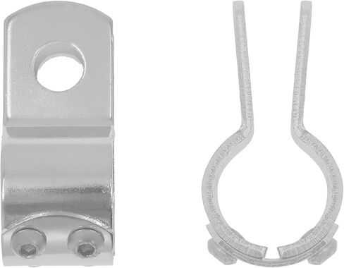Highway Footpegs Clamps 1.25 inch Crash Bar Footpeg Bracket Universal Engine Guard Foot Pegs Mount Fit for Harley Indian and Orther Brands Chrome in Kuwait