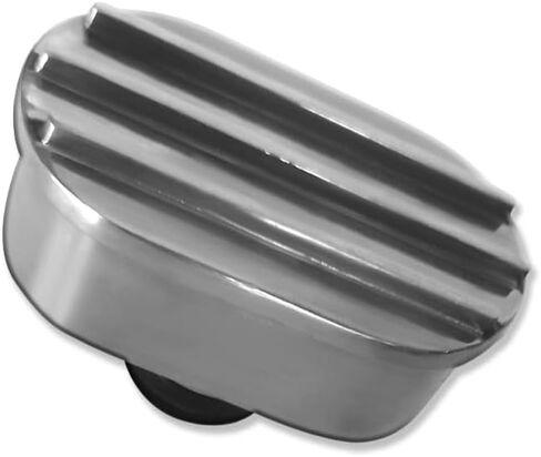Polished Aluminum Finned Oval PCV Breather Combo Valve Cover Kit with Rubber Grommets in Saudi Arabia