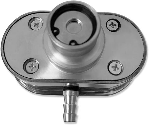 Polished Aluminum Finned Oval PCV Breather Combo Valve Cover Kit with Rubber Grommets in Saudi Arabia