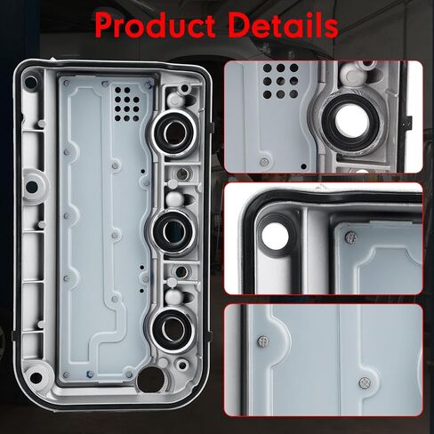 Front Rear Engine Valve Cover Compatible with 2008-2017 Honda Accord Crosstour Odyssey Pilot Ridgeline 3.5L,2012-2015 Acura TL RDX 3.5L,Replacement 12310-R70-A00,12310-R70-A10,264-491 in Saudi Arabia