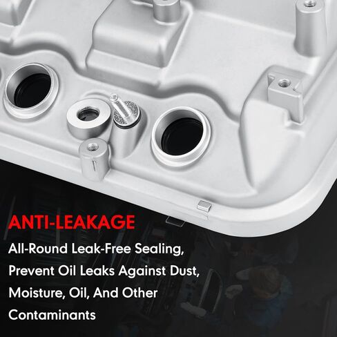 Front Rear Engine Valve Cover Compatible with 2008-2017 Honda Accord Crosstour Odyssey Pilot Ridgeline 3.5L,2012-2015 Acura TL RDX 3.5L,Replacement 12310-R70-A00,12310-R70-A10,264-491 in Kuwait