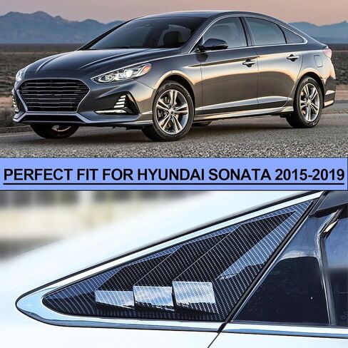 لصالح Hyundai Sonata 2015 2016 2017 2018 2019 RACING SIDE SIDE WINDOWS SIDEWIND SCOOP COVER in Kuwait