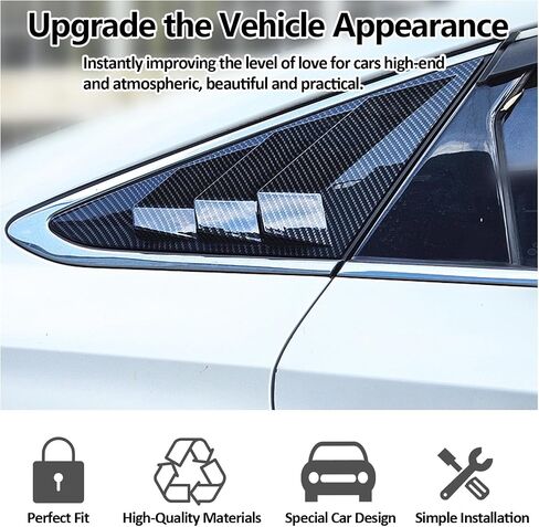لصالح Hyundai Sonata 2015 2016 2017 2018 2019 RACING SIDE SIDE WINDOWS SIDEWIND SCOOP COVER in Kuwait