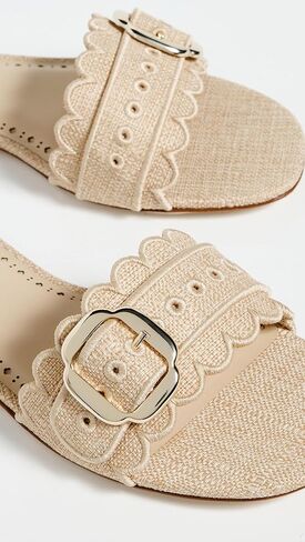 Larroudé Women's Ivy Ruffle Sandals in Saudi Arabia