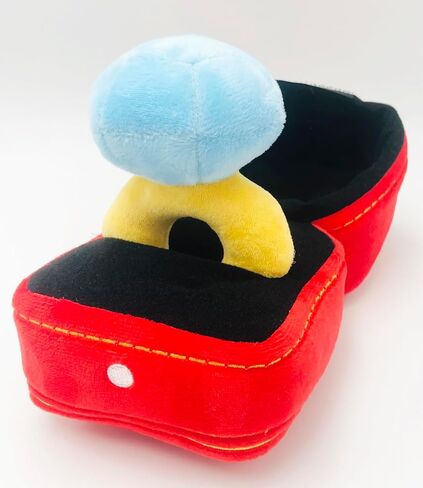 Bonne et Filou - Red High Heel Plush Dog Toy, Durable and Soft Dog Chew Toy, Perfect for Small, Medium or Large Breeds and a Great Dog Plush Toys for Aggressive Chewers (Large) in Saudi Arabia