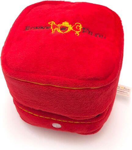 Bonne et Filou - Red High Heel Plush Dog Toy, Durable and Soft Dog Chew Toy, Perfect for Small, Medium or Large Breeds and a Great Dog Plush Toys for Aggressive Chewers (Large) in Saudi Arabia