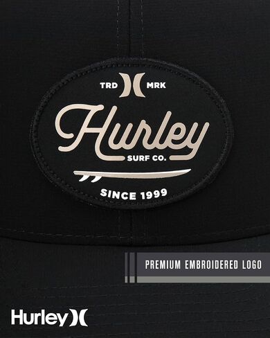 Hurley Mens' Hat - Beach Break Trucker Water Resistant Baseball Cap in Saudi Arabia
