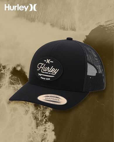 Hurley Mens' Hat - Beach Break Trucker Water Resistant Baseball Cap in Saudi Arabia