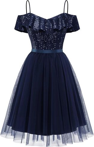 Wedtrend Sequin Dress for Women Short 80s Prom Dress Sparkly Cocktail Dresses Formal Dresses for Teens in Kuwait