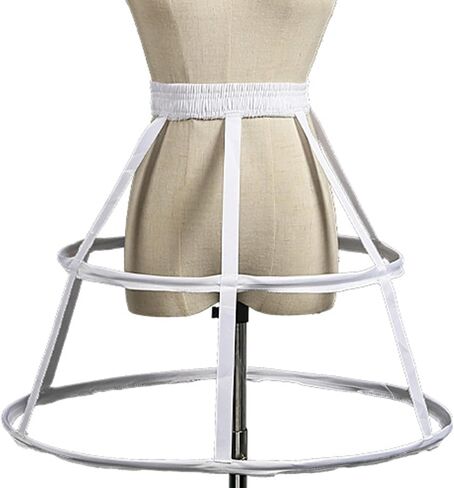 Crinoline Underskirt Petticoat Cage 2/3/4/5 Hoops for Women Girls Bridal Dress Vintage Gown Short Long Hoop Skirt Color 1 in Kuwait