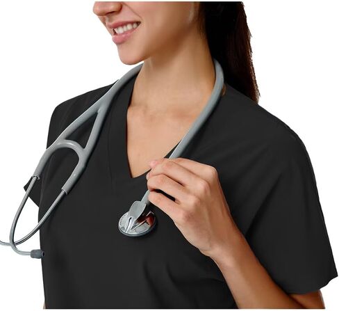 Scrubs Set for Women,Nurse Uniform Suit V-Neck Batwing Sleeve Top & Yoga Jogger Pants,Medical Uniform with 6 Pockets in Saudi Arabia