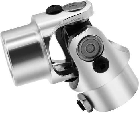 13/16"-36 Spline X3/4" Round Black Steering Universal Joint Single U Joint Shaft,Total Length: 83mm (3-1/4") in Saudi Arabia