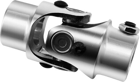 13/16"-36 Spline X3/4" Round Black Steering Universal Joint Single U Joint Shaft,Total Length: 83mm (3-1/4") in Saudi Arabia