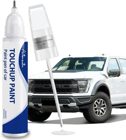 Star White Metallic Tricoat(AZ) Touch Up Paint for Ford -Exact Match–Chips and Nicks Car Paint Scratch Repair Kit Automotive Paint Pen for F-150/Mustang/Transit/Explorer/Ranger/Escape/Edge in Kuwait