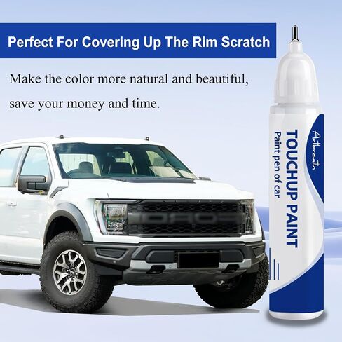 Star White Metallic Tricoat(AZ) Touch Up Paint for Ford -Exact Match–Chips and Nicks Car Paint Scratch Repair Kit Automotive Paint Pen for F-150/Mustang/Transit/Explorer/Ranger/Escape/Edge in Kuwait