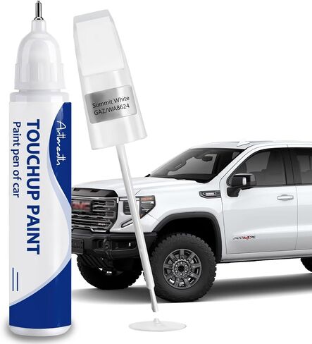 Summit White (GAZ/WA8624) Touch Up Paint for GMC-Exact Match-Chips و Nicks Car Paint Scratch REARM PANT Automotive Pain in Kuwait