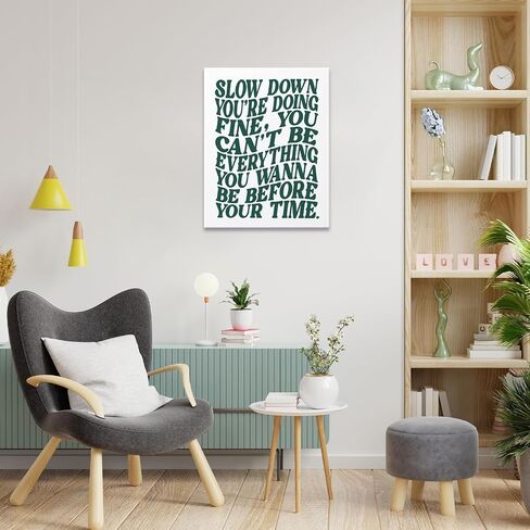 Qabliqo Vintage Cozy Sleeping Woman Framed Wall Art, Retro Green Minimalist Wall Decor, Serene Aesthetic Female Canvas Poster Prints Pictures for Home Bedroom Living Room, 11x14 Inches in Kuwait