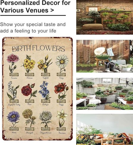 Bestylez Gardening Gifts Vintage Gardening Signs Welcome to My Garden Tin Sign for Home Garden Greenhouse Living Room Bedroom Yard Cottage Outdoor Decor 8X12 Inch (3357) in Saudi Arabia