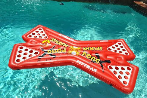 طاولة بيتمان آوتدورز سبلاش بونج العائمة القابلة للنفخ مع أضواء LED، لشخصين، متعددة (PPI SPLTE) in Kuwait