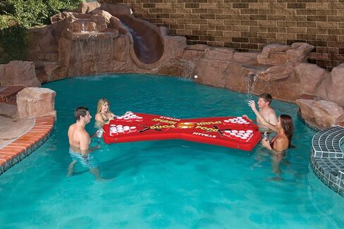 طاولة بيتمان آوتدورز سبلاش بونج العائمة القابلة للنفخ مع أضواء LED، لشخصين، متعددة (PPI SPLTE) in Kuwait