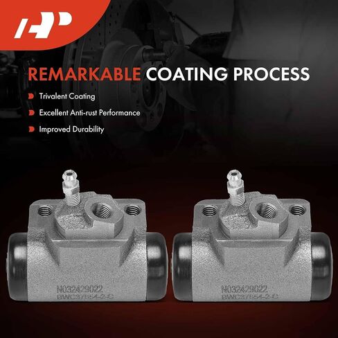 A-Premium Rear Drum Brake Wheel Cylinder Compatible with Select Toyota Models - Pickup 1985-1993, 2-PC Set - Replace# 4755026090, 4755029265 in Saudi Arabia