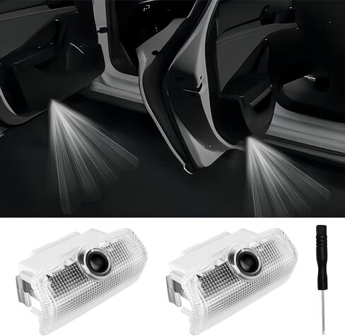 2pcs no fade light light lights logo justo توافق مع QX50/56/00/70/00 ، Q50/60/70 ، G25/37 ، M25/35/37/45/56 ، FX35/37/45/50 ، ex25/35/37. in Kuwait