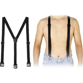 JenPen Hidden Suspenders for Men Invisible Adjustable Undergarment Under the Shirt Suspenders Men