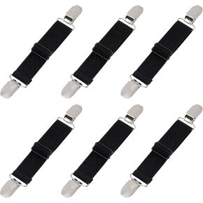 6 PCS CINCH CINCH CINCH CLIP ، PANT WEAIST THINERER CLIVE CLIP حزام قابلة للتعديل للنساء الرجال