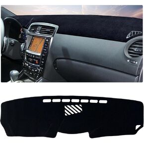 Car Dash Cover Mat Fit for 2006-2013 Lexus IS250 IS350, Dash Board Cover Pad Carpet, Dashboard Mat Non-Slip Pad Carpet Sunshield Protector Interior Accessories (Black)