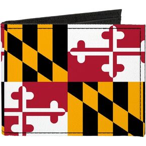 Buckle-Down Canvas Bi-fold Wallet-Maryland Flag