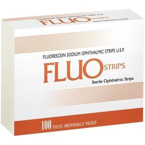 100 Fluo Strips Ophthalmic Strips Bio Glo Fluorets Opticians Veterinary