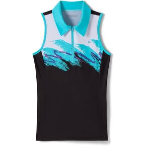 Tipsy Elves Quick Dry Women's Golf Shirt Sleeveless 1/4 Zip Tennis Shirts for Women Tank Top Polo Pickleball Outfits in Saudi Arabia