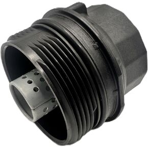 Oil Filter Housing Cap Compatible with Toyota Camry, Highlander, Lexus RX350 RX450h – Durable High-Strength Plastic Replaces# 917-039 OEM 15620-37010/15620-0T010 19185631 ENP4118 A120E7166S