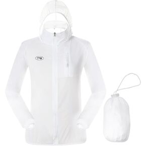 UPF 50+ Sun Protection Jacket Zip Up Hoodie Hiking Fishing Cycling Long Sleeve Outdoor Shirts For Men & Women