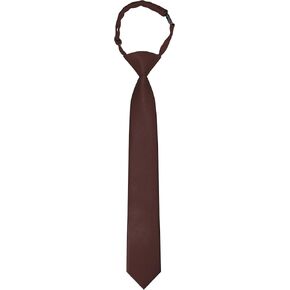 RBOCOTT Solid Color Satin Ties for Boys and Kids Recktie مسبقًا قابلة للتعديل لمدة 8-12 عامًا من التخرج من الزفاف والمدرسة
