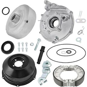 Javik الخلفية الفرامل الطبلة محور لوحة حذاء تحمل الأختام ASSY ل Honda Rancher 420 2007-2013