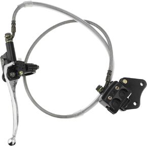 PRO BAT Hydraulic Front Brake Caliper Cylinder Master System for 50cc 70cc 90cc 110cc 125cc SSR Apollo Chinese PIT Trail PRO Dirt Bike, Black