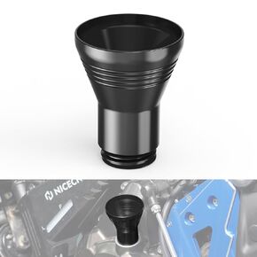 Blue Oil Filler Funnel Compatible with Yamaha Tenere 700 /XTZ700 2019-2024, Tenere 700 Rally Edition 2020-2024, Tenere 700 World Raid 2022, Tenere 700 Accessories, Aluminum, CNC