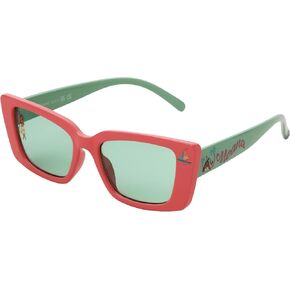 Disney Girls' Moana Ocean Breeze Cat Eye Sunglasses, Coral and Teal, 44 mm