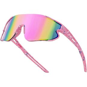 Kids Sunglasses for Boys Girls Youth Baseball Softball Cycling Sports Sunglasses Toddle Shades UV400 Protection