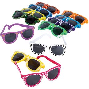 Fun Express - Mega Kids Sunglass Assortment (100pc) - Apparel Accessories - Eyewear - Sunglasses - 100 Pieces