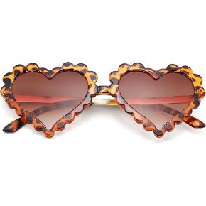 Toddler Heart Sunglasses for Girls - Kids Cute Heart Shaped Glasses Age 3-10