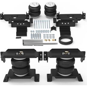 استرجع أدوات تعليق أكياس الهواء الخلفية لعام 1967-2002 Ford F150 F250 F350 Chevy GMC C10 C20 C30 Dodge RAM 1500 2500 3500 TRACK TOWING ، بديل لـ Firestone 2071 RITE RITE AIR LICK