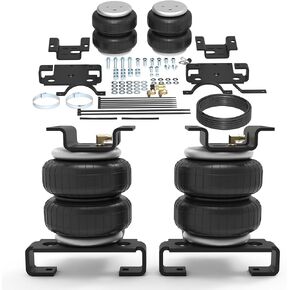 DEEAGLE 57275 Air Bags Suspension Kit for 2001-2010 Chevrolet Silverado 3500 2500HD, GMC Sierra 3500 2500HD, 5000Lbs of Load Leveling Capacity, Ride Rite Airbags for Trucks Rear Suspension
